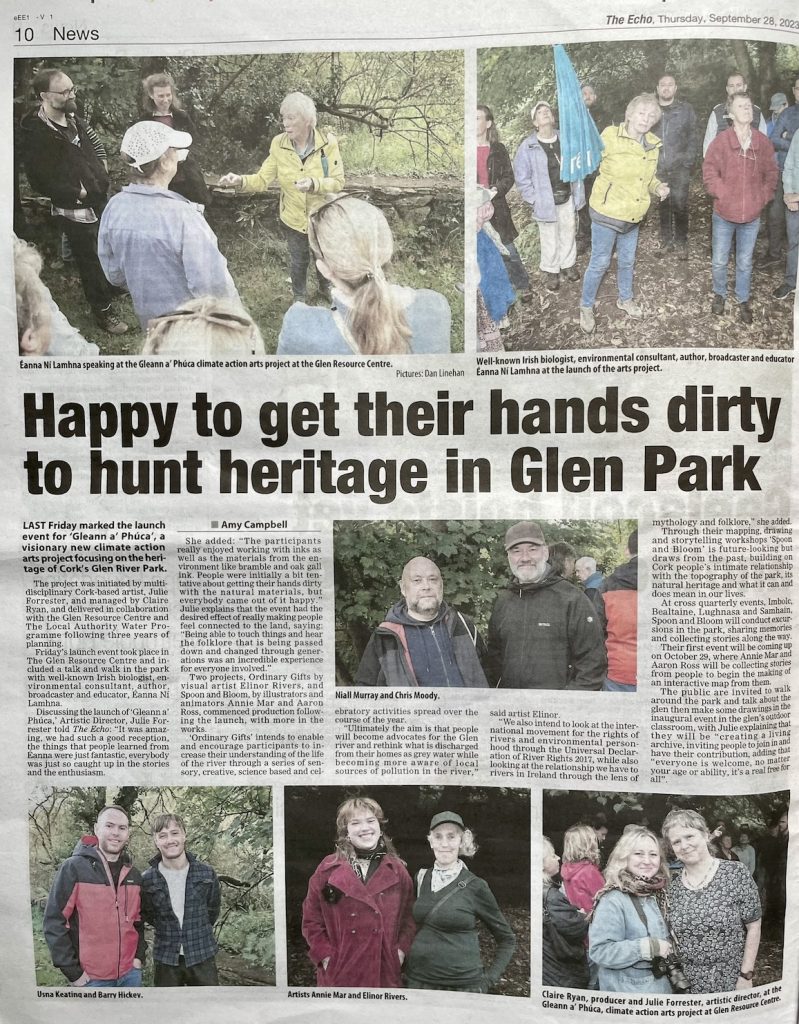 Evening Echo Newspaper article