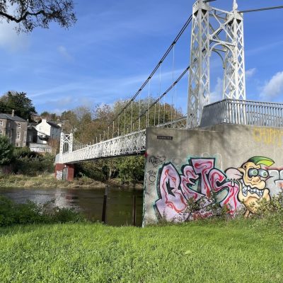 A photograph of The Shaky bridge in Cork City